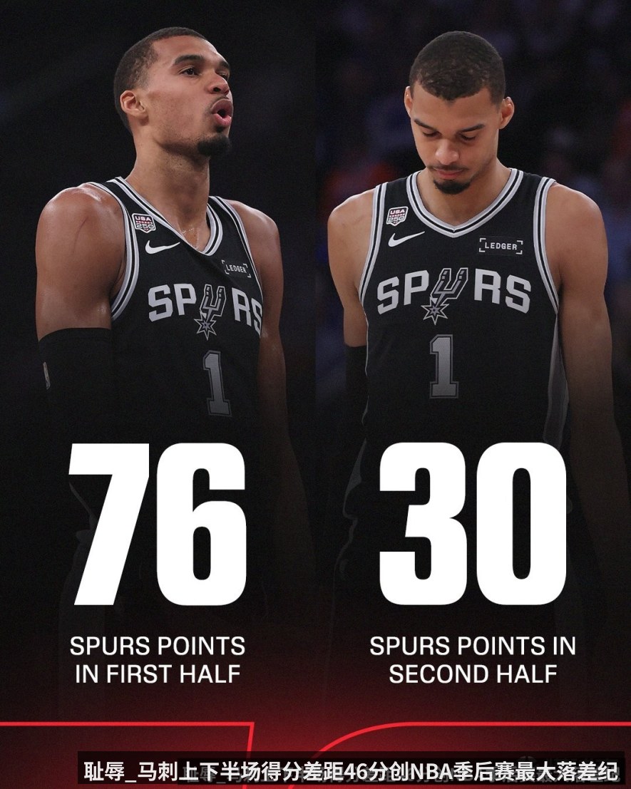 耻辱_马刺上下半场得分差距46分创NBA季后赛最大落差纪录
